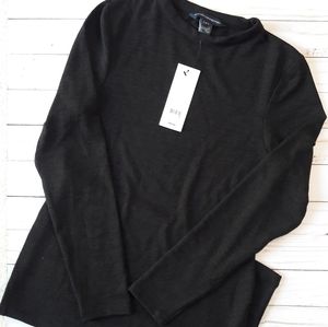 French Connection black long sleeve dress